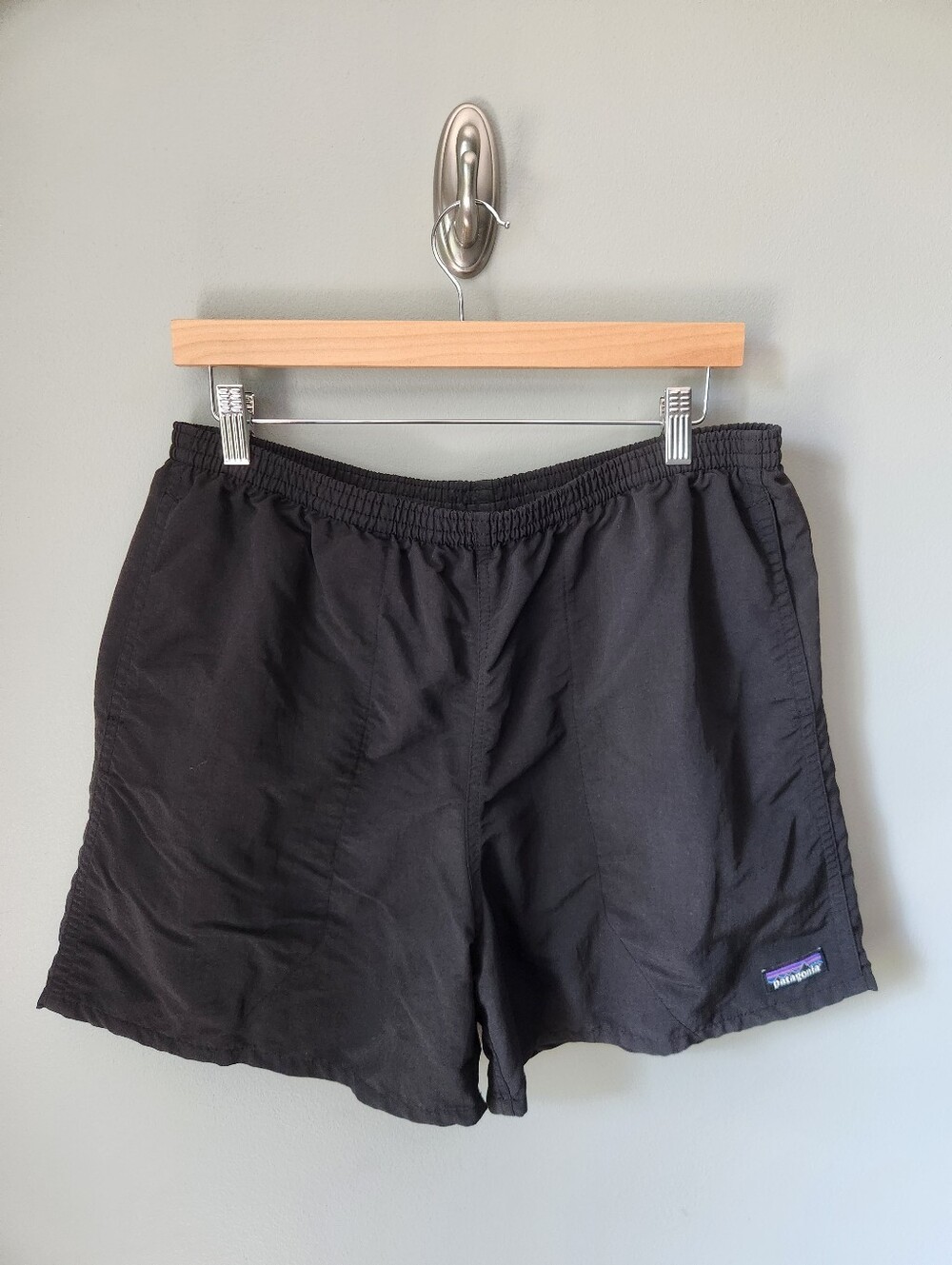 Patagonia Baggies Shorts Black Men's Size Large